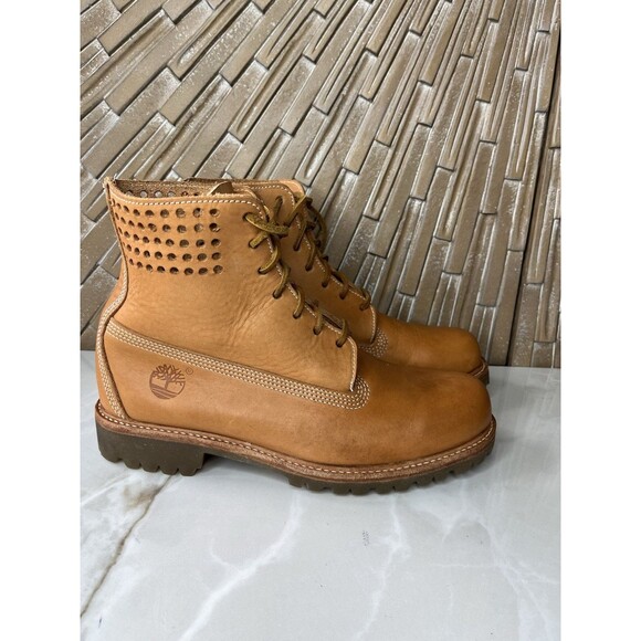 Timberland Men us 9 Limited Release Edition X Horween Boots leather Shoes Tan main image 8